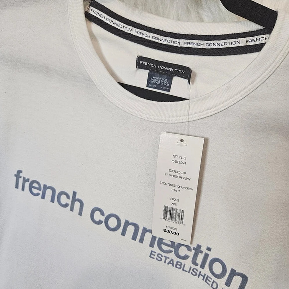 French Connection Men's Classic Logo T-Shirt - Picture 5 of 6